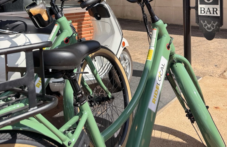 E-bike on a city street